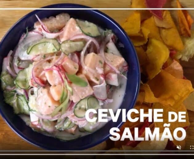 Ceviche de Salmão