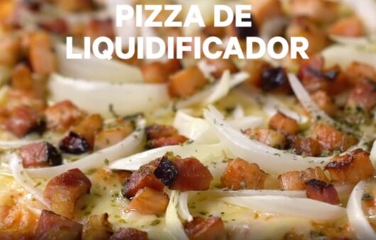 Pizza de liquidificador