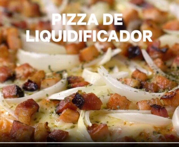 Pizza de liquidificador