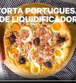 Torta Portuguesa de Liquidificador