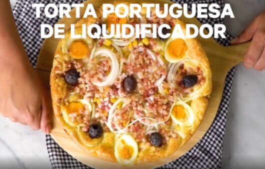 Torta Portuguesa de Liquidificador